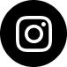 Instagram social media icon in white on black circular background for interview behavior questions